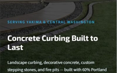 Central Washington Curbing Gets a New Website | Bondbyte, Inc